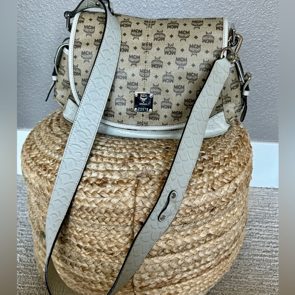 Authentic MCM crossbody. Unique, sporty, yet classic!